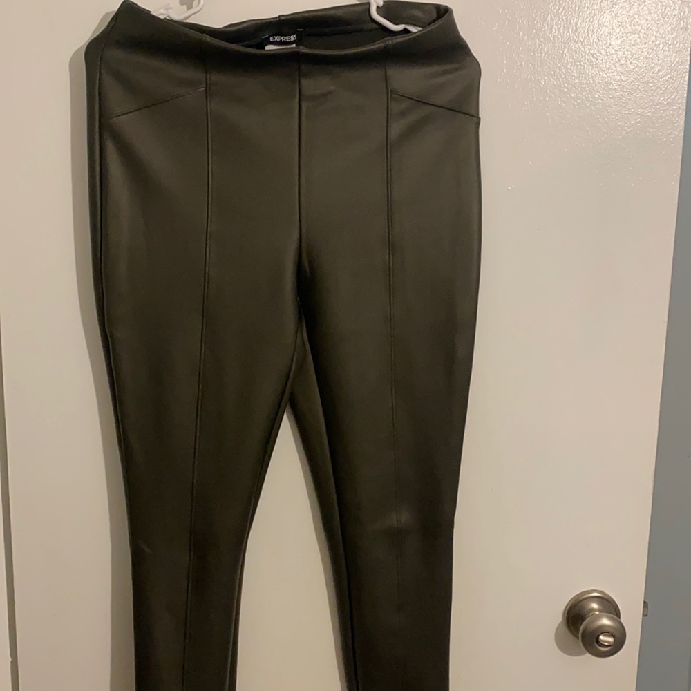 Express leggings green olivo